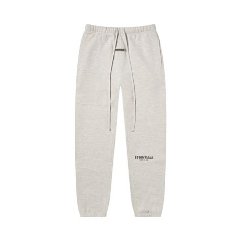 Fear of God ESSENTIALS Sweatpants 'light Heather Oatmeal' in White for ...
