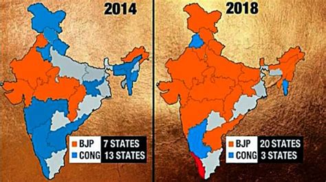 Saffron surge: What India's political map could look like after ...