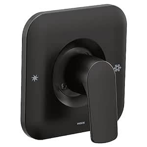Moen T2811BL Rizon Posi-Temp Pressure Balancing Modern Shower Trim Kit ...