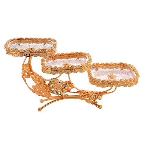 Buy BNF®Fruit Platter 3 Layer Fruit Tray 3 Tier Serving Tray for Snacks ...