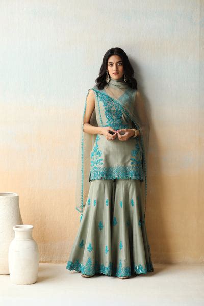Sea green kurta set – Aman Takyar