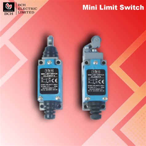 BCH : Mini Limit Switch, Roller Lever, Adjustable, DLSMRLA