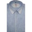 Charaghdin.com - Combination Light Blue Shirt