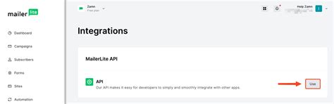 ربط MailerLite مع أكاديميتك في منصة زامن – مركز مساعدة زامن