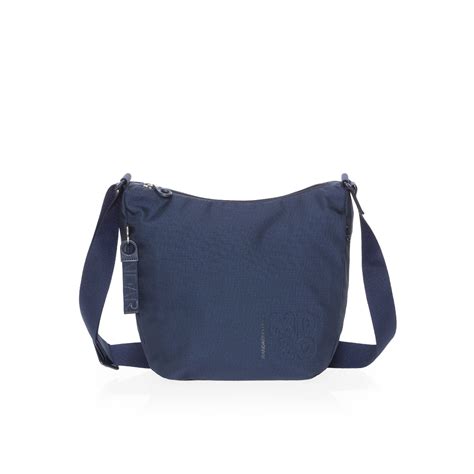 Large Hobo Bag | Blue Crossbody Bag | Shoulder bag | Mandarina Duck ...