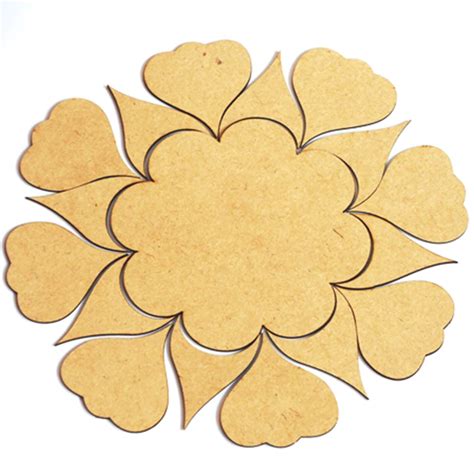 Buy Ready to Paint MDF Rangoli Base - TI015 Online On Zwende