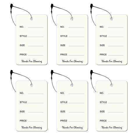 DEEPTAGS Paper Price Tags with Black Loop Pins for Clothes Apparels ...