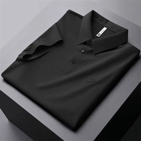 Men's Seamless No-Iron Stretch Polo: Effortless Style, Wrinkle-Free Co ...