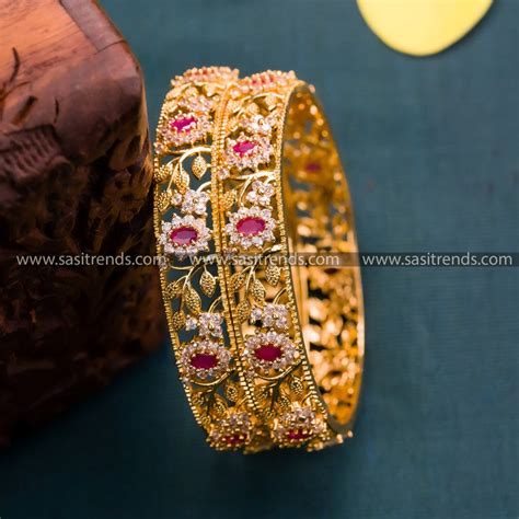 American Diamond Bangles – Sasitrends