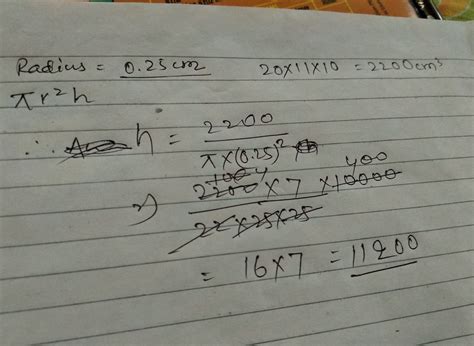 Find the length of the wire 0.5 CM in diameter that can be drawn from a ...
