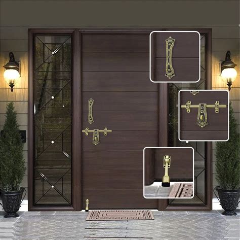 Aluminium Door Kit, Brass Antique Finish (DK-Kohinoor) – ATOM LOCKS