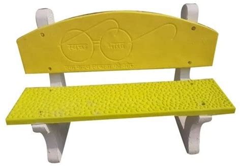 Yellow Curve RCC Garden Bench Manufacturers and Suppliers from Lucknow