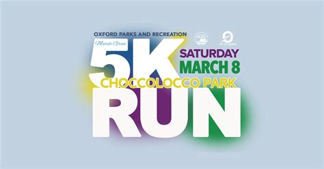 Mardi Gras 5K Run 2025, Choccolocco Park, Oxford, 8 March 2025 | AllEvents