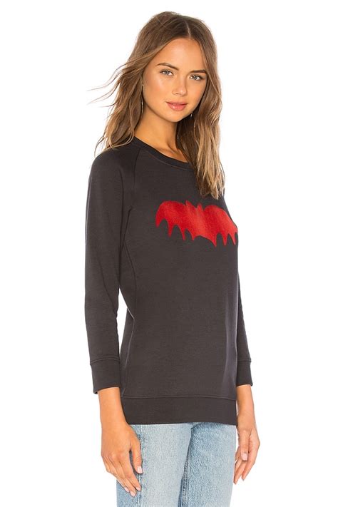 Zoe Karssen Bat Sweatshirt in Moonless Night | REVOLVE