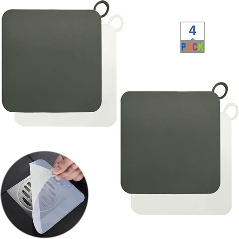 Buy Shower Drain Cover, Silicone Floor Drain Cover, Shower Drain ...