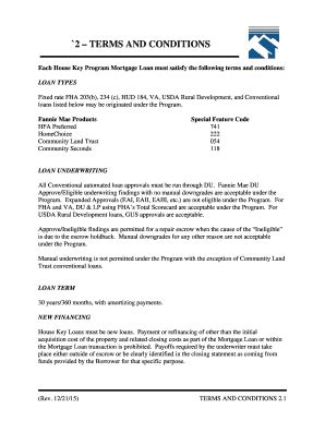 Fillable Online wshfc WSHFC Housing Key Manual Section 2 Fax Email ...