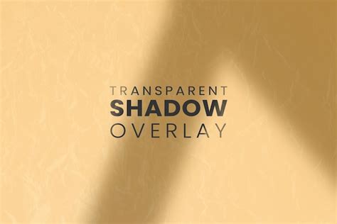 Producing window shadows with a seethrough overlay template | Premium PSD