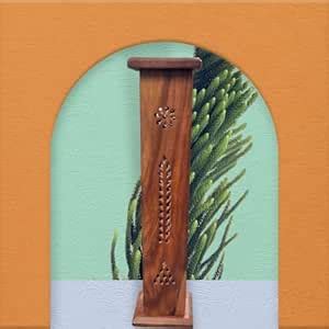 SATMPD Sambrani Dhoop Holder Tower - Rosewood Dhoop Agarbatti Stand for ...