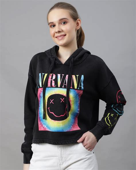 Nirvana Oversized Hoodie Women – Free Authority