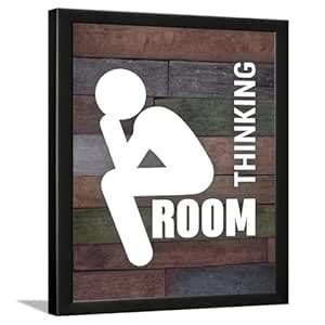 Chaka Chaundh - Bathroom Quotes Poster - Framed Art Print - 14 X 11 ...