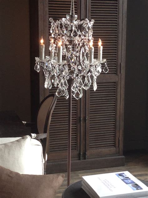 Chandelier floor lamp; I own this floor lamp and it is so beautiful ...