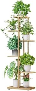 ARHAM ART 9 Tier Folding Metal Plant Stand Indoor 8 Tier 9 Potted with ...