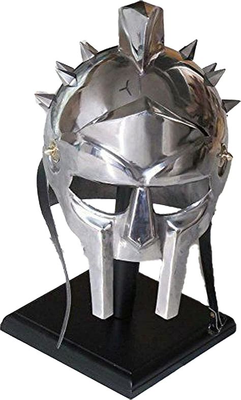 Buy Medieval Helmet Armor Replica Full Size Metal Gladiator Maximus ...