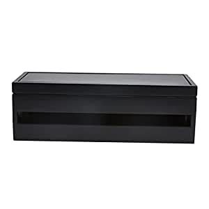 Cable Management Box Cord Organizer Wire Hide Charger Storage Black ...