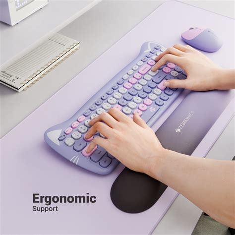 Zebronics Wrist Ease Keyboard Wrist Rest Pad