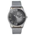 Buy Online Fastrack Stunners Quartz Analog Grey Dial Grey Leather Strap ...