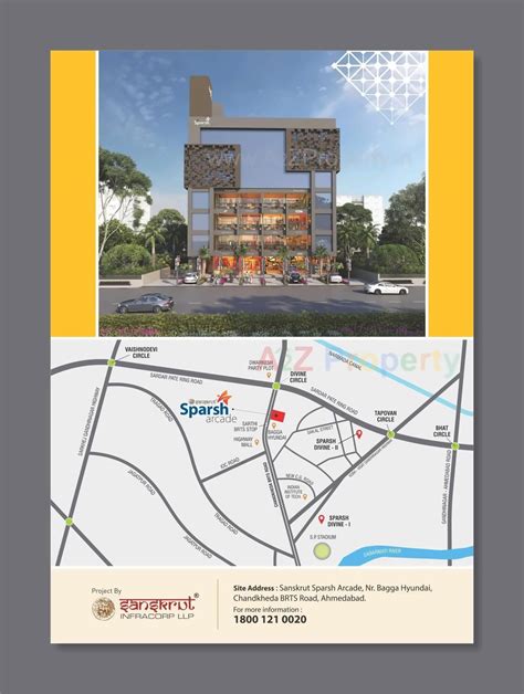 Sparsh Arcade | Shops & Offices at Chandkheda, Ahmedabad