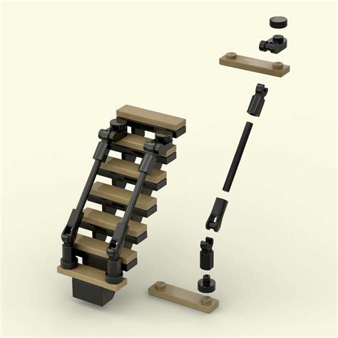 DIY Lego Stair Handrail