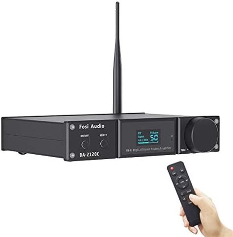 Fosi Audio DA2120C Bluetooth 5.0 Amplifier 240W Stereo Hi-Fi 2.1 ...
