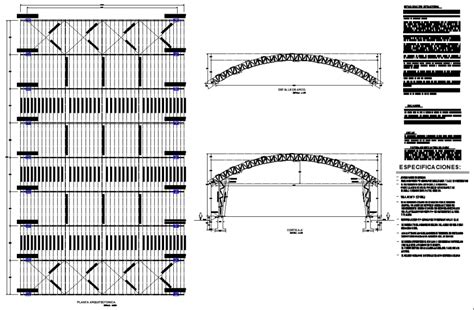 Bridge structural plan with detailing & dwg file.