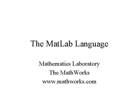 Image result for Math Lab Language