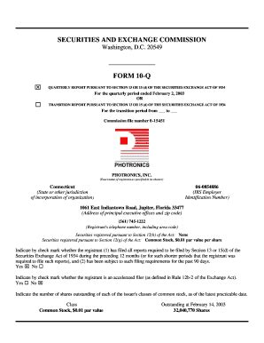 Fillable Online sec SECURITIES AND EXCHANGE COMMISSION FORM 10-Q - sec ...
