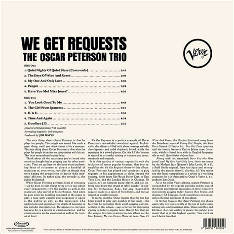 The Oscar Peterson Trio - We Get Requests — The Audio Co.