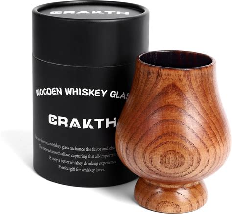 Amazon.com | Whiskey Grail - The Mash Bill - Wooden Whiskey Cup ...