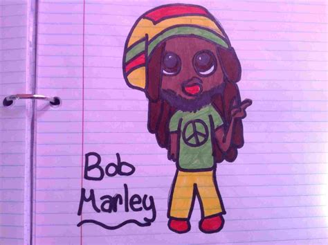 Bob Marley Cartoon Drawing at PaintingValley.com | Explore collection ...