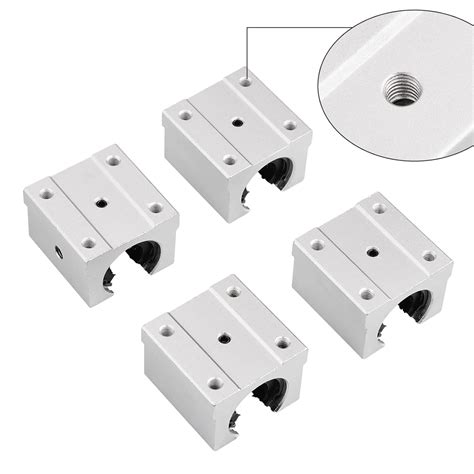 Buy 2PCS SBR12-300 with 4Pcs SBR12UU Square Type Block Bearing,Linear ...