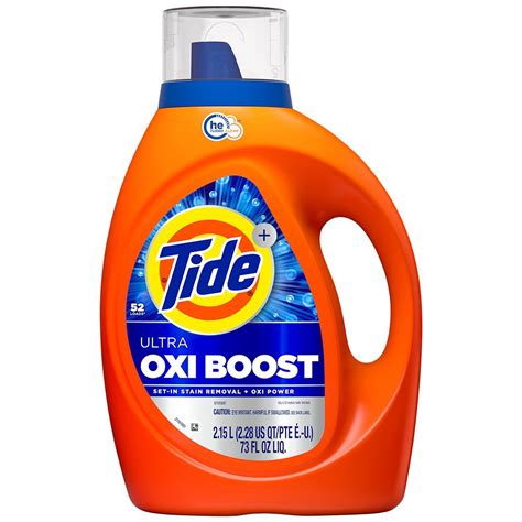 Tide Liquid Laundry Detergent, Advanced Stain Remover Ultra Oxi Boost ...