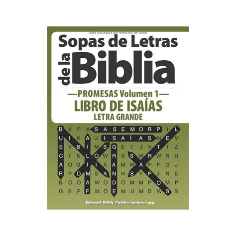 Buy Sopas de Letras de la Biblia —Promesas Volumen 1—: Libro de Isaías ...