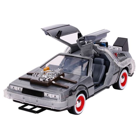Buy Back To The Future Part III 1:24 Time Machine Die-cast Car Light Up ...