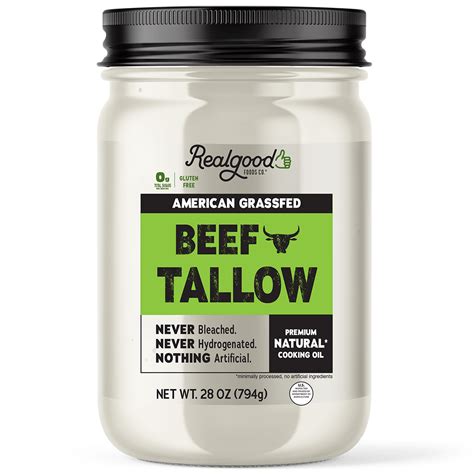 Beef Tallow | Premium, Natural Cooking Oil – Real Good Foods