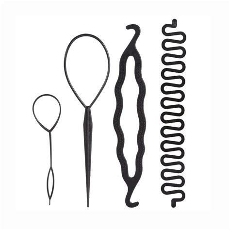 Maahal™ Hair Bun Maker Braiding Styling Disk Twist DIY Tools ...