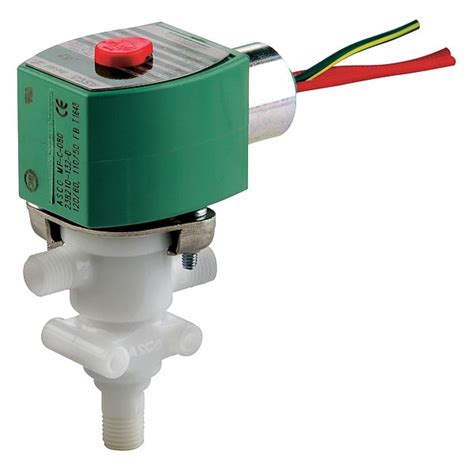 Asco Solenoid Valve, 3-Way, 2-Position, Universal, 1/4 in Pipe Size ...