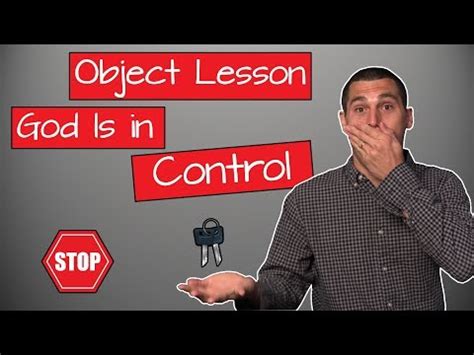 Image result for Object Lesson On Control