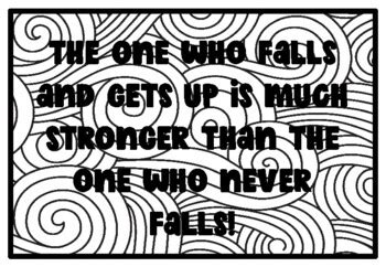 THE ONE WHO FALLS AND GETS UP IS MUCH STRONGER THAN THE ONE WHO NEVER ...