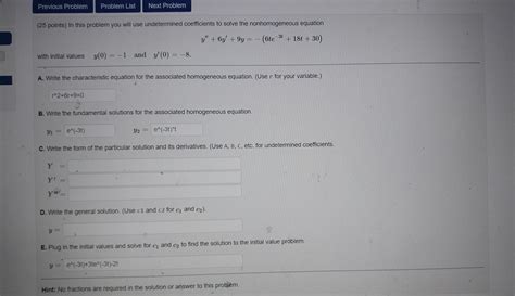 Image result for Associated Homogeneous Equation