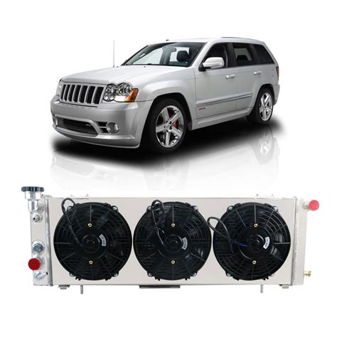 Primecooling 52mm 3 Row Core Aluminum Radiator 3x9 Fan Shroud ...